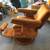 RETRO ORANGE BARBERS CHAIR 3 thumbnail