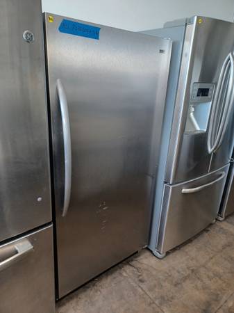 Kenmore all refrigerator stainless steel 1