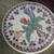 Empire Style Circular Mosaic Top and Painted Swan Neck Pedestal Table 4 thumbnail
