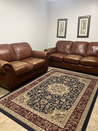 Leather Sofa Set. 1