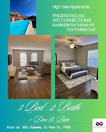 SPACIOUS FLOOR PLANS AVAILABLE FOR IMMEDIATE MOVE IN! 1