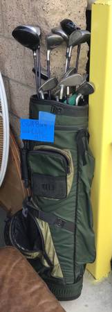 Golf Bag and Clubs 1