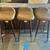Set of 3 Article Sede Leather Bar Stools - Walnut And Toscana Tan 1 thumbnail