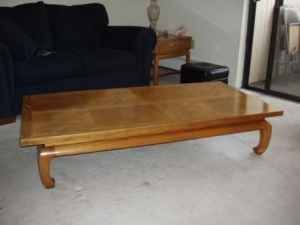 Oak Coffee Table and End Tables 1