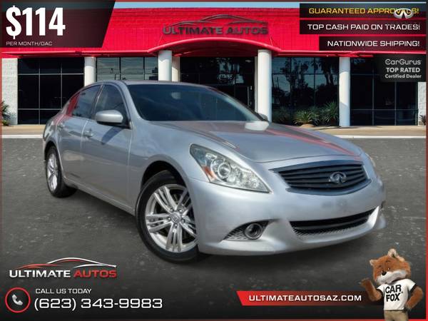2011 Infiniti G37 Sedan x - $114/mo - EASY FINANCING! 1