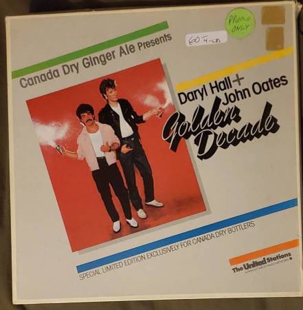 Hall & Oates 'Golden Decade' 4-LP box set, promotional vinyl records 1