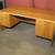 Desk with oak veneer finish and dual half high drawer set 1 thumbnail