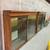 Solid Oak Antique Display cabinets 2  mirror backed sliding glass huge 1 thumbnail