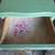 Sage-Green Nightstand / End Table, Peony Decoupage 2 thumbnail