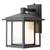 Wall Lantern Sconce Black Outdoor Seeded Glass Dusk to Dawn four 1 thumbnail