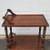 Early Vintage Tea Trolley with Brass Tips on Corners 1 thumbnail