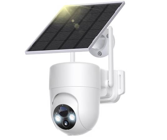 Wireless Solar Security Camera Outdoor 360° View Color Night PIR 2 Way Talk 1