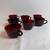 Ruby Glass Cups - Set of 7 1 thumbnail