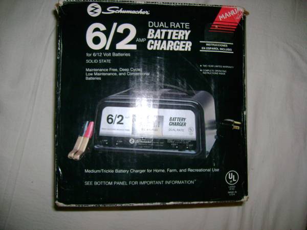 Schumacher 6/2 Amp Battery Charger 1