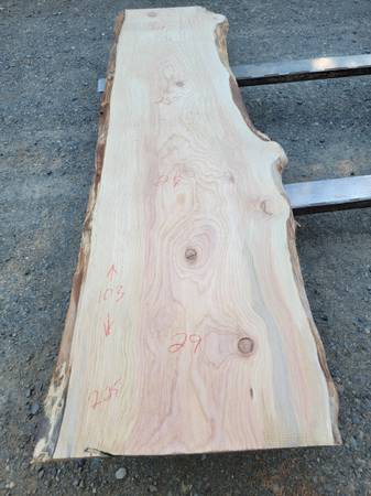 Natural Live Edge Fir Wood Slab Dinning Table Bar Top Coffee Table