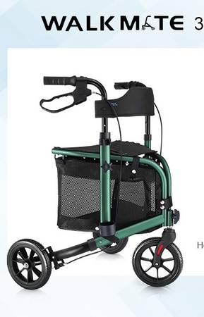 Walk mate 3 wheel walker 1