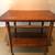 Vintage solid walnut side table by H. Krug (mint condition) 1 thumbnail