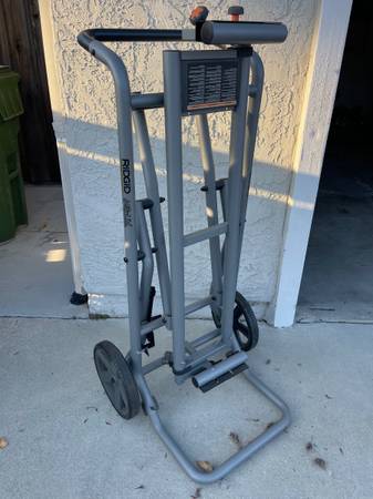 Rigid mobile miter saw stand with Metabo saw - Like New 1