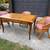 Vintage Desk Or Dining Table + Optional Chairs - Can Deliver 1 thumbnail