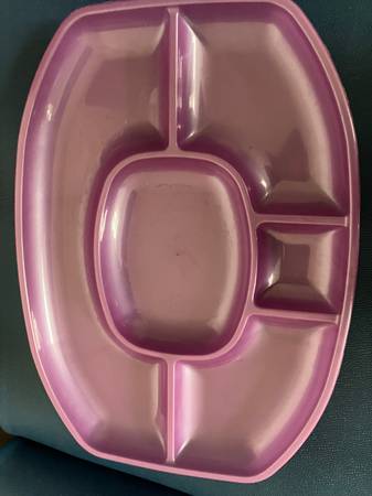 Purple Veggies / Snacks Plate - Moving Sales 1