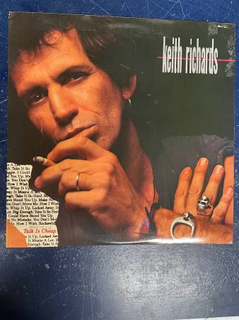 Keith Richards Talk Is Cheap LP 1