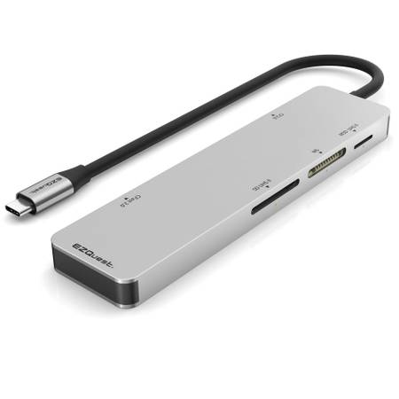 USB-C CFast 2.0 Card Reader 5 Ports with UHS II SD/Micro SD 1