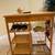 Kitchen Cart Solid Wood / Utility Storage Island - Like New! 19 thumbnail