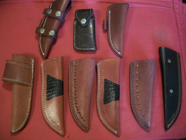 Custom Made Leather Knife Sheaths $15.00 Each 1