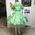 Vintage 1960's-1970's Women's Green Square Dance Dress - Size Medium 1 thumbnail