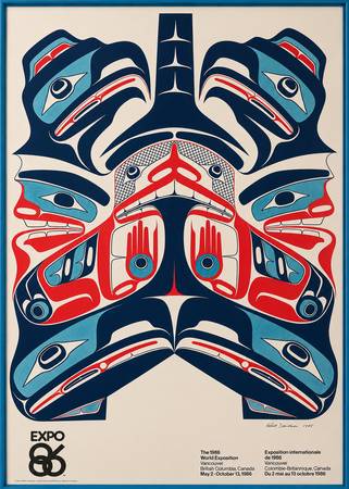 Robert Davidson Expo 86 signed print. 1