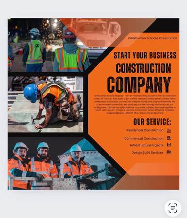 Start Your Business Construction Company 1