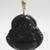 10K Yellow Gold Black Jade Buddha Charm (7.8 Grams) 1 thumbnail