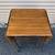 Industrial Mid Century Typewriter Table/Teak Top & Leaves/Castors 3 thumbnail