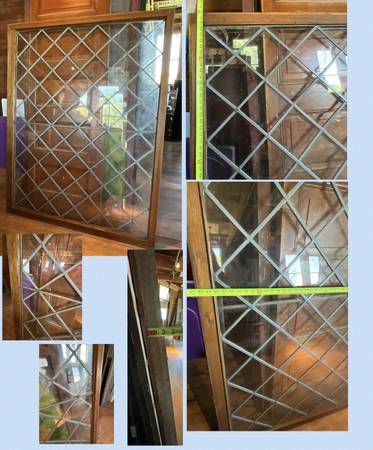 Leaded glass window - rectangle 1