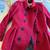 Burberry Wool-Cashmere Military Peplum Double-Breasted Coat Crimson Re 1 thumbnail