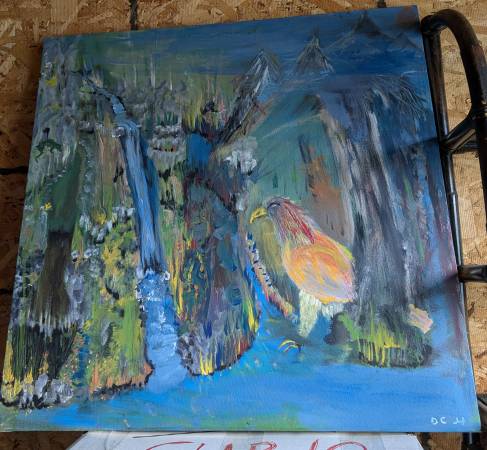 Canvas acrylic artwork 1