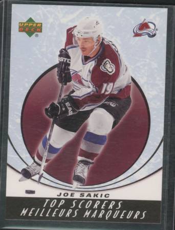 05-06 Upper Deck McDonald's Top Scorer's Insert Sakic Avalanche 1