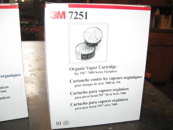3M 7000 Series filters for  Gas/ Paint Masks 1
