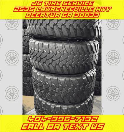 LT 37 X 13.5 R17 Set of 4 Used Open Country Tires Solid Condition 1