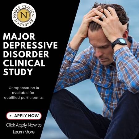Join a Clinical Study for Major Depressive Disorder 1