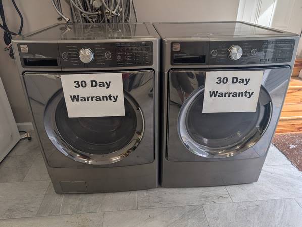 Kenmore Front Load Washer and Dryer set - stackable 1