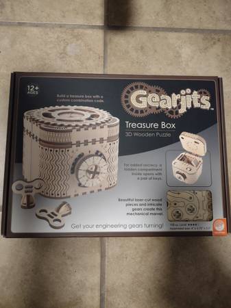 Gearjits treasure box puzzle - toys & games - by owner - sale - craigslist