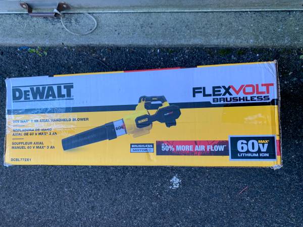 DEWALT BRUSHLESS FLEX BLOWER 60V 1