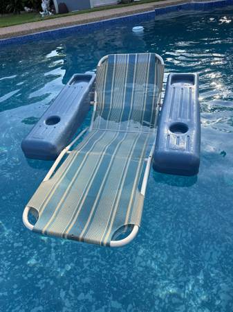 Poolmaster Caribbean Floating Pool Lounger Lake Float River rafting 1