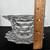 Fostoria American Clear Mayonnaise / Sauce Bowl With Underplate 3 thumbnail