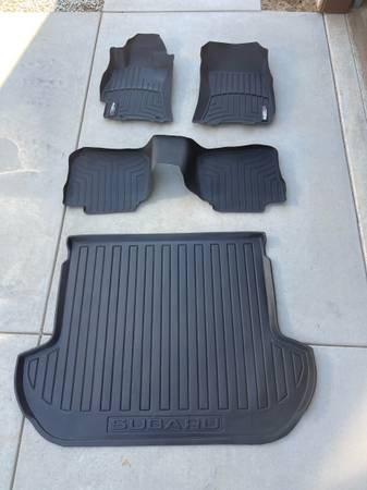 WeatherTech Subaru floor mats 1