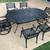 Patio Set Outdoor furniture Hanamint Newport 6 Seat Dining 7ft 90lb Oval Table 3 thumbnail