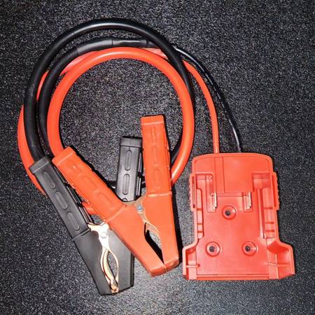 "Milw Red" jump start pack.   Requires "Milw Red" 18 v lithium ion battery 1