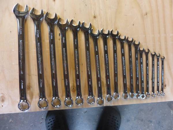 Mastercraft Maximum Combi Wrench Set Metric to 24 mm 17 pc 1