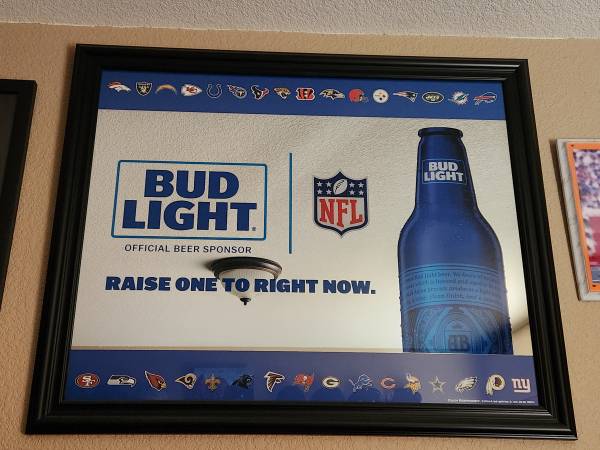 Bud Light NFL Mirror 1